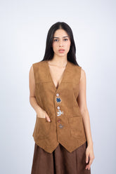 Nomad Vest - Camel